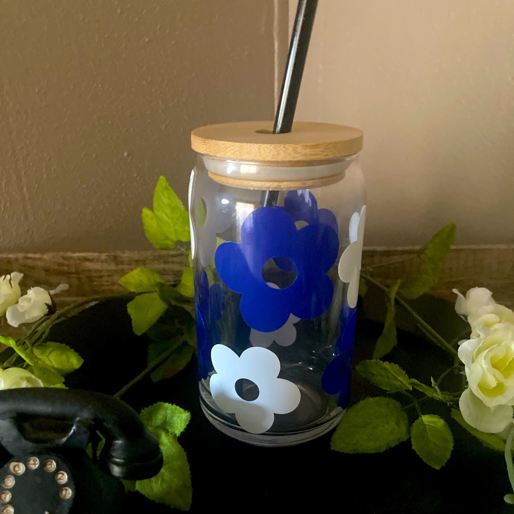 Libby beer glass can